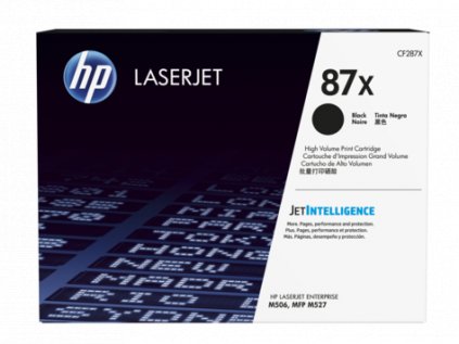 HP 87X černý toner velký, CF287X originální