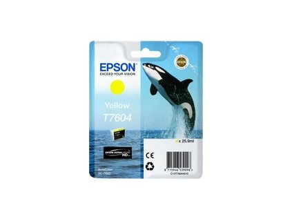 Epson T7604 Ink Cartridge Yellow originální