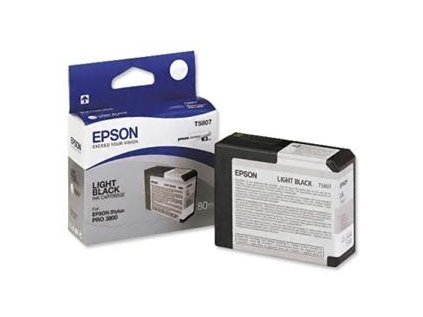 Epson T580 Light Black (80 ml) originální