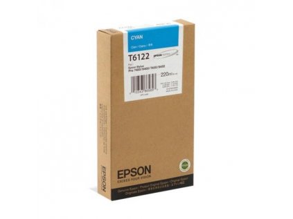 Epson T612  220ml Cyan originální