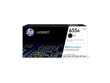 HP 655A černá LaserJet Cartridge, CF450A originální