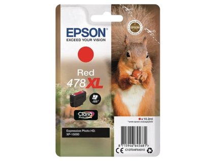 Epson Singlepack Red 478XL Claria Photo HD Ink originální