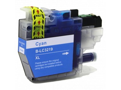 Brother LC-3219XL C - kompatibilní modrá cartridge