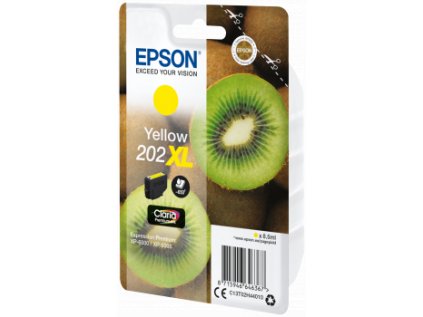 EPSON singlepack,Yellow 202XL,Premium Ink,XL originální
