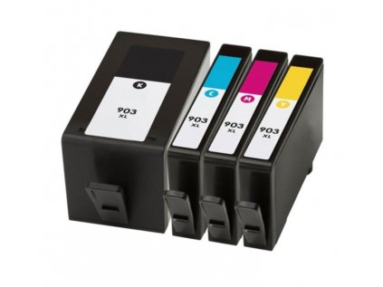 HP 903XL - kompatibilní sada CMYK barev