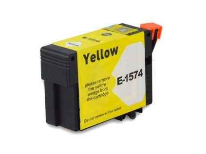 EPSON T1574 - kompatibilní žlutá inkoustová kazeta