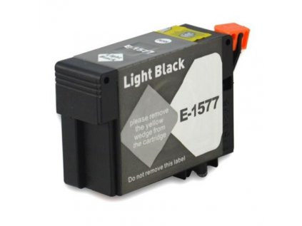 EPSON T1577 - kompatibilní světle černá inkoustová kazeta