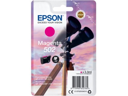 EPSON singlepack,Magenta 502,Ink,standard originální
