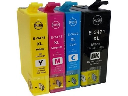 Epson T3476 - kompatibilní sada všech barev 34XL