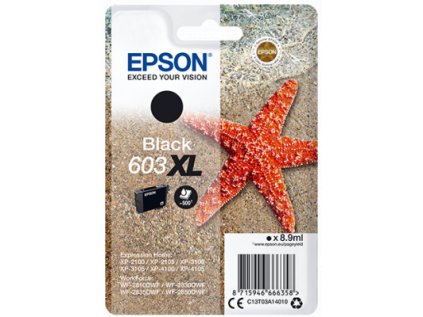 EPSON siglepack, Black 603XL originální