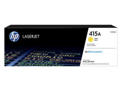 HP 415A Yellow LaserJet Toner Cartridge, W2032A originální