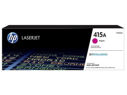 HP 415A Magenta LaserJet Toner Cartridge, W2033A originální