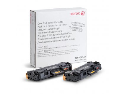 Xerox Dual Pack Toner Cartridge (2 X 3K) B2xx originální