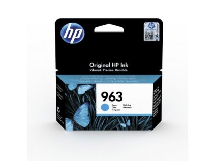 HP 963 ink.  azurová (3JA23AE) originální