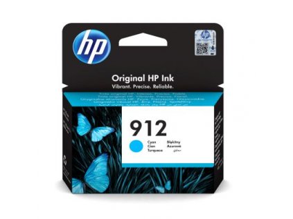 HP 912 ink. azurová 3YL77AE originál