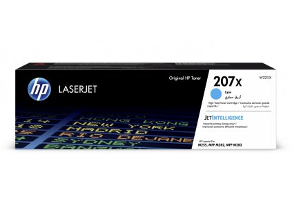 HP 207X Azurový toner, W2211X originální