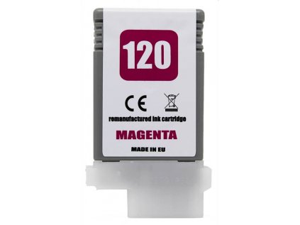 Canon PFI-120 Magenta - renovovaná červená inkoustová kazeta