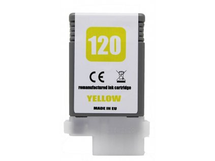 Canon PFI-120 Yellow - renovovaná žlutá inkoustová kazeta