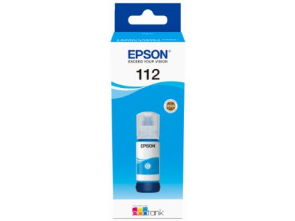 Epson 112 EcoTank Pigment Cyan ink bottle originální