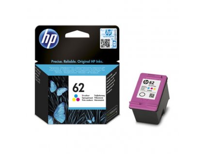 HP 62 tříbarevná inkoustová náplň (C2P06AE) originální