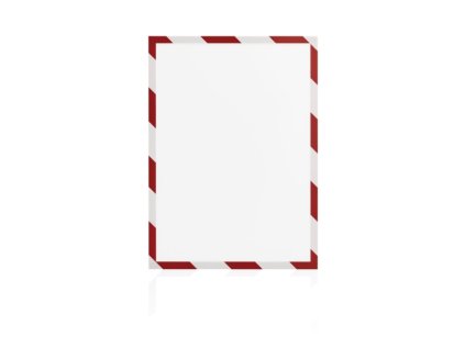 magnetoplan magnetofix magneticky ramecek a4 bezpecnostni cerveno bily 5ks img magimagwin4srbl fd 99