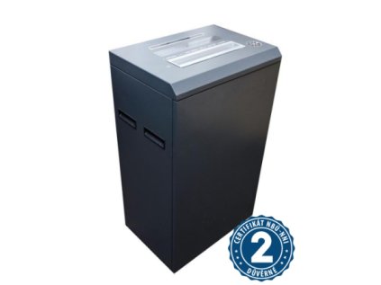 skartovací stroj AT-90MC, kapacita 20 listů, řez 2x19mm, celoplechové provedení