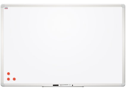 Bílá magnetická tabule Premium 300x120cm, prémiový Alu rám a konstrukce desky