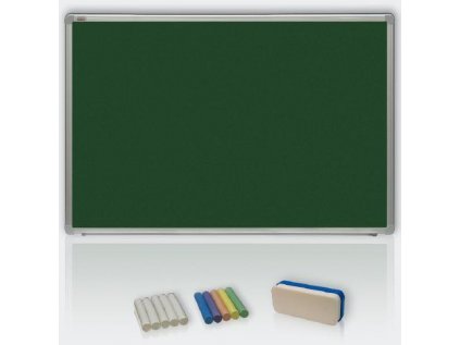 Magnetická tabule na křídy 150x100cm s keramickým povrchem