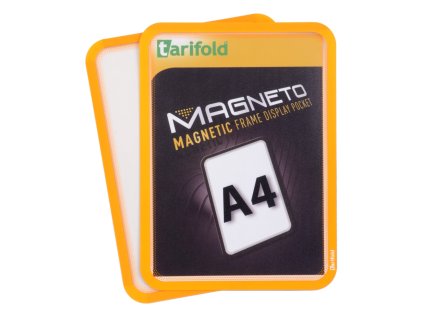 Magneto - magnetický rámeček A4, oranžový - 2 ks