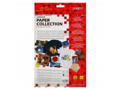 Nažehlovací papír, pro tmavá trička, bílý, A4, 5 listů, pro inkoustové tiskárny