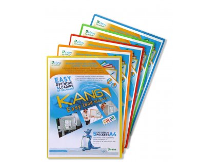 Kang Easy Load - magnetické kapsy, A4, mix barev