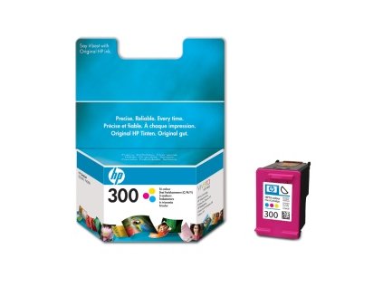 HP 300 - 3 barevná inkoustová kazeta, CC643EE originální