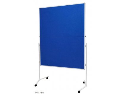 Moderační textilní tabule šedá 120x150 cm - skládací