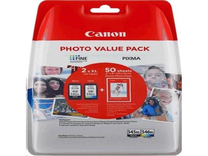 Canon PG-545XL/CL-546XL - sada originál inkoustových kazet canon s fotopapíry