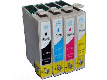 Epson T1295 CMYK -  kompatibilní multipack Topprint, CMYK s čipy