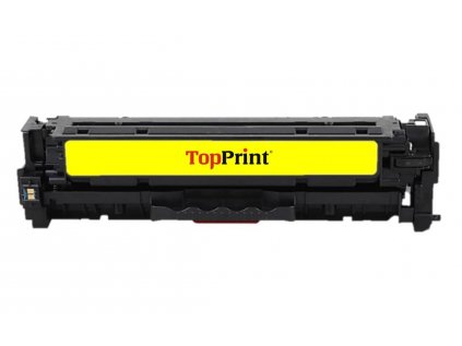 HP CE412A - kompatibilní  toner 305A, Topprint žlutá na 2800 kopií