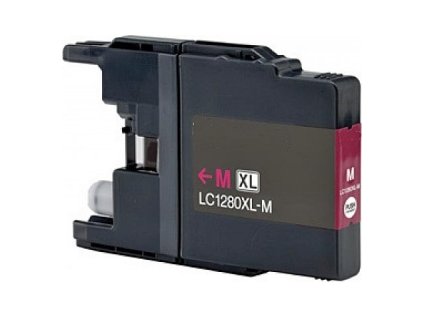 Brother LC1280XLM - kompatibilní cartridge červená