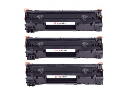 HP CB436A - kompatibilní multipack 3ks toner 36A, Topprint