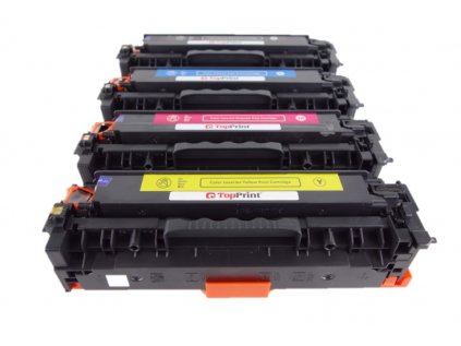 HP CB540-3A - kompatibilní sada tonerových kazet 125A, 4 barvy v provedení Topprint