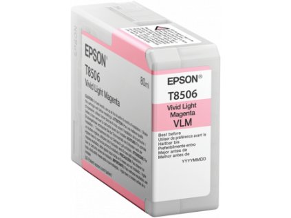 Epson Singlepack Photo Light Magenta T850600 UltraChrome HD ink 80ml originální