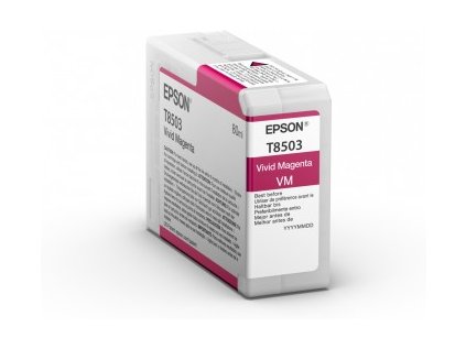 Epson Singlepack Photo Vivid Magenta T850300 UltraChrome HD ink 80ml originální