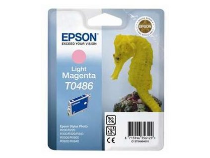 EPSON Ink ctrg Light Magenta RX500/RX600/R300/R200  T0486 originální