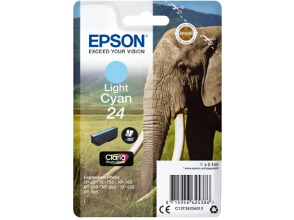 Epson Singlepack Light Cyan 24 Claria Photo HD Ink originální