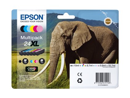 Epson Multipack 6-colours 24XL Claria Photo HD Ink originální