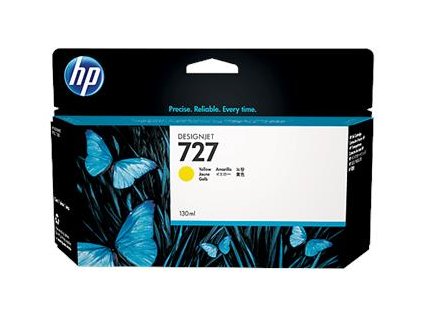 HP no 727 - žlutá inkoustová kazeta velká, B3P21A originální