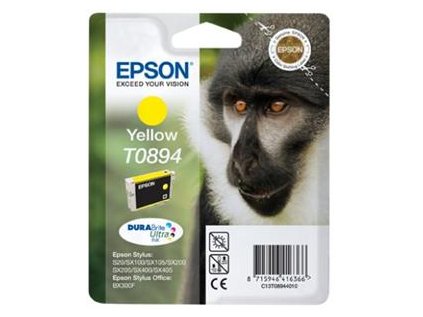 EPSON Yellow Ink Cartridge SX10x 20x 40x  (T0894) originální