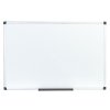 Bílá magnetická tabule ALFA 90x60cm s hliníkovým rámem