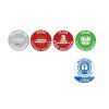 Skartovací stroj HSM Securio C14, kapacita 6listů, řez 4x25 mm, certifikát NBÚ