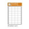 Samolepící etikety pro laserový a inkoustový tisk 52,5 x 29,7 mm