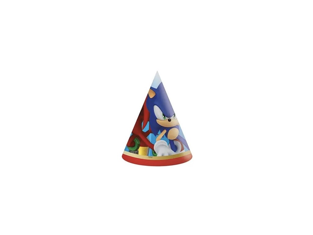 Nározeninové párty čepičky Sonic